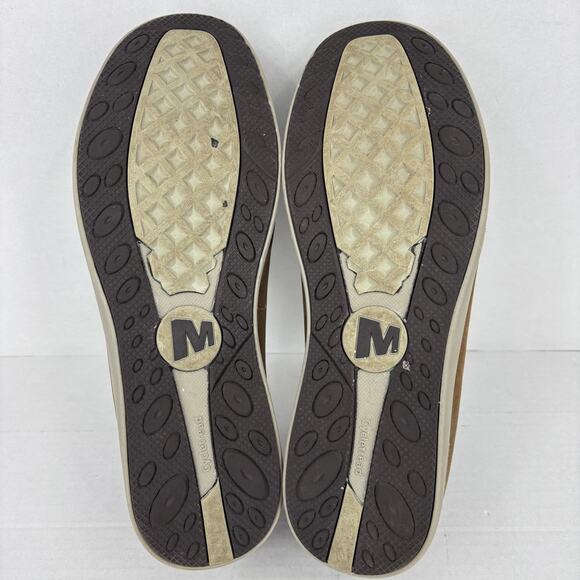 Merrell Freewheel Oxford Lace Up Sneaker Mens Size 11.5 Brown Distressed Leather - Picture 8 of 9